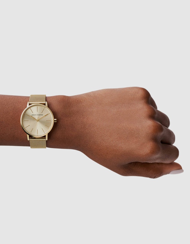 Armani Exchange - Gold-Tone Women's Analogue Watch