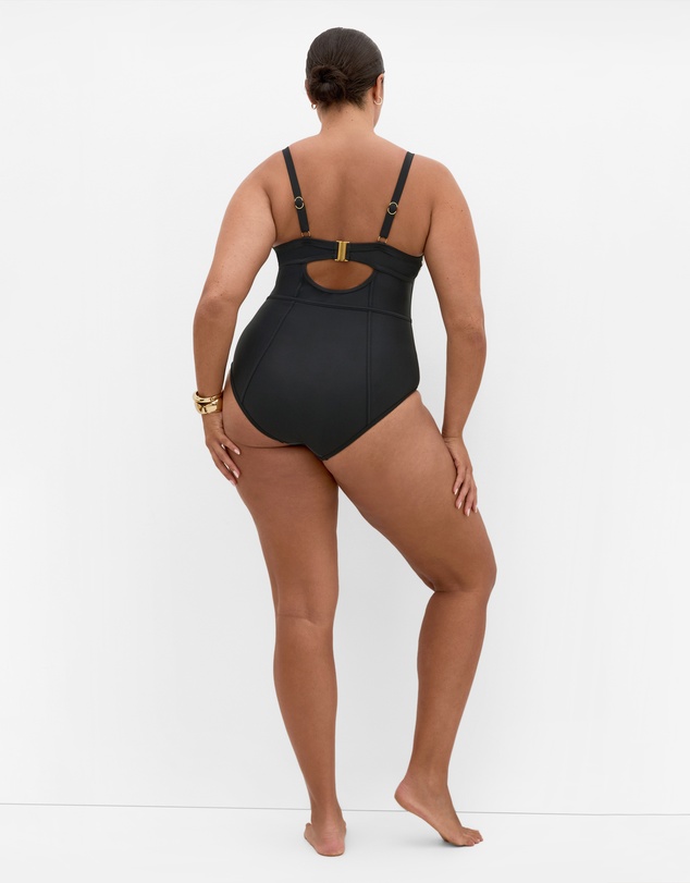 City Chic - Paradiso Print Underwire 1 Piece