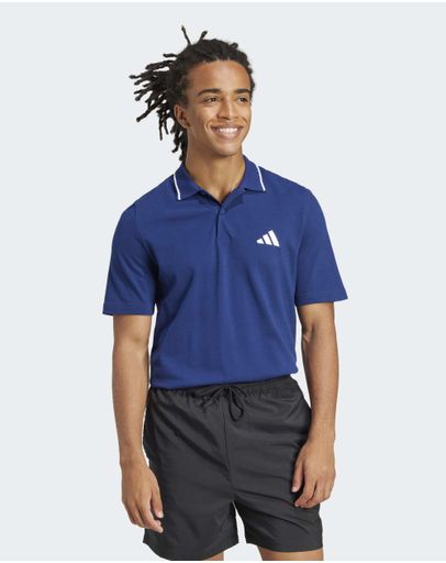 Dark Blue / White
