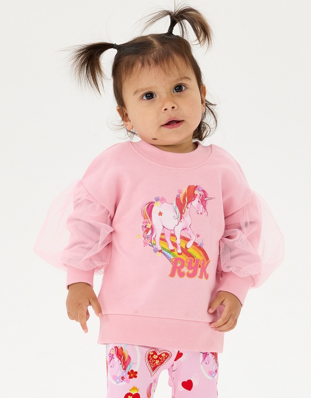 Rock Your Baby - Wild At Heart Party Pom Pom Sweatshirt