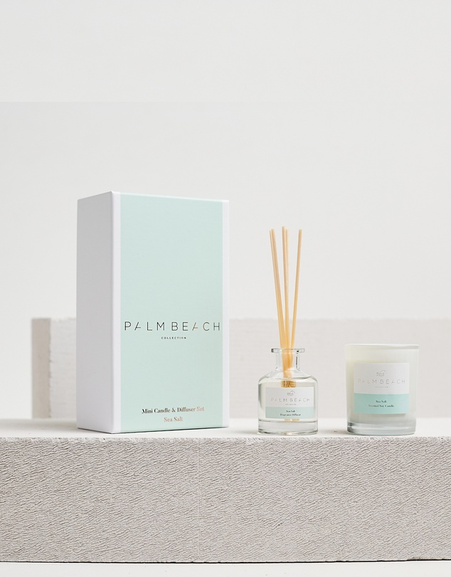 Palm Beach Collection - Sea Salt Mini Candle & Diffuser Gift Pack
