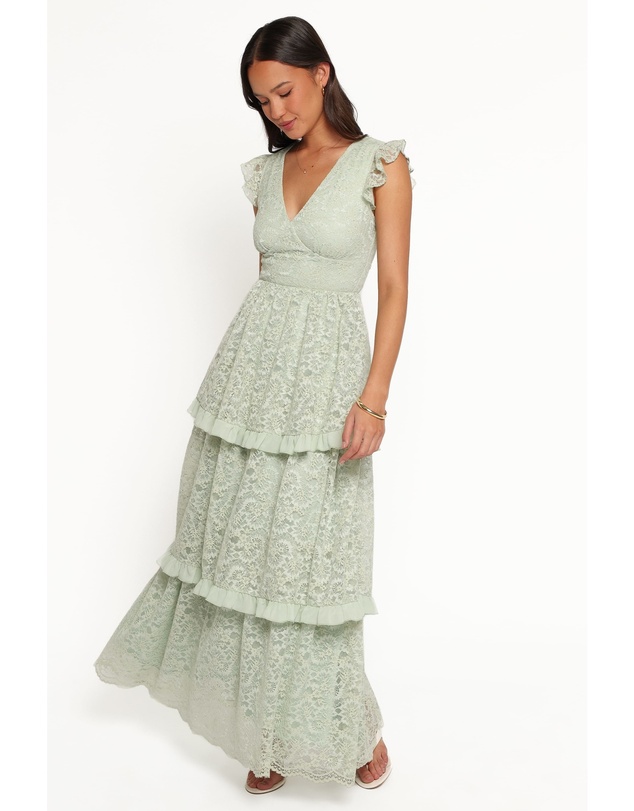 Petal & Pup - Cataleya Maxi Dress - Sage Green