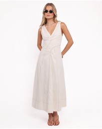 Petal & Pup - Saffron Midi Dress - Ivory