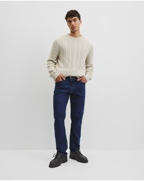 Country Road - Australian Good Earth Cotton Cable Crew Neck Knit