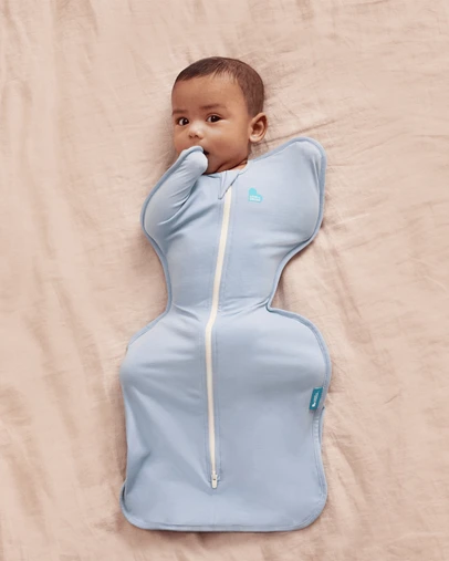 Love to Dream - Swaddle Up™ Original 0.2 TOG Stretch Cotton Soft Blue