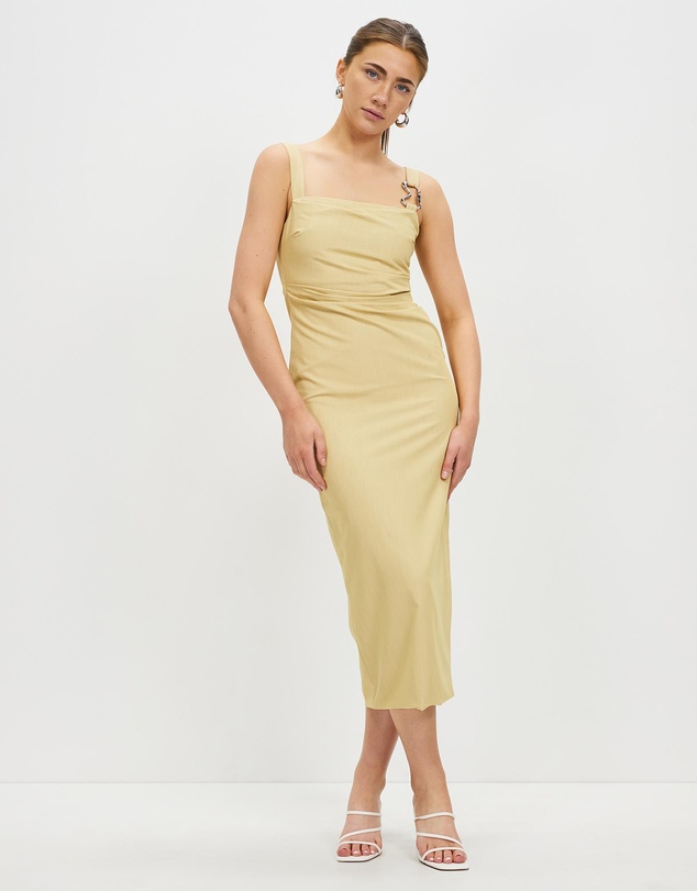 Third Form - Paradigm Tucked Midi Dress