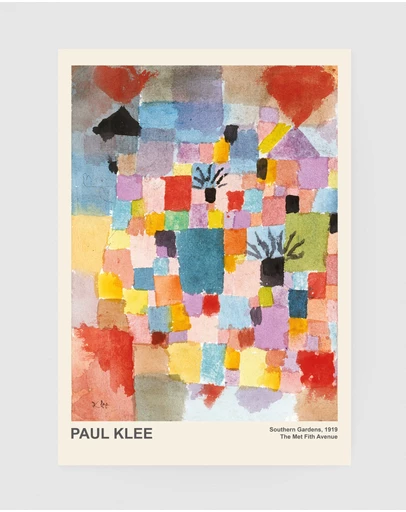 Inka Arthouse - Southern Garden by Paul Klee Art Print