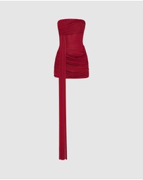 MISHA - Ember Wrapped Mini Dress