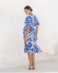 Soon Maternity - Anika Midi Feeding Dress