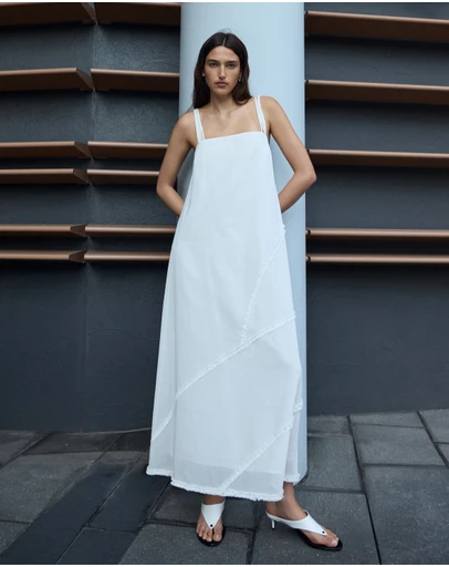 Minima Esenciales - Nali Cotton Maxi Dress