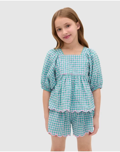 Seed Heritage - Gingham Top