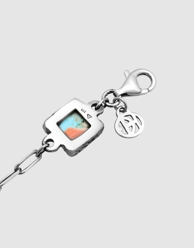 Haze & Glory - ICONIC EXCLUSIVE - Copper Turquoise Bracelet in Oxidised 925 Silver