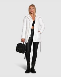 Belle & Bloom - Moonrise Belted Puffer Jacket