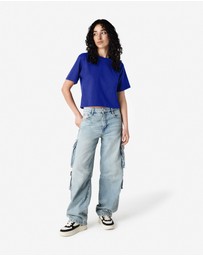 American Apparel - Women's Fine Jersey Boxy T-Shirt