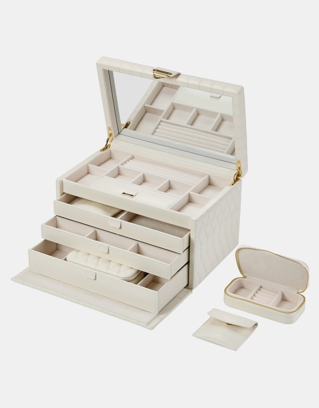 Wolf - WOLF Lauren Large jewellery Box Ivory