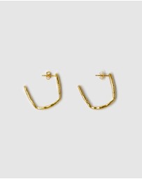 Brie Leon - Frida Stud Hoop Earrings