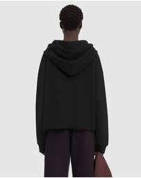 MM6 Maison Margiela - Brand Patch Hooded Sweatshirt
