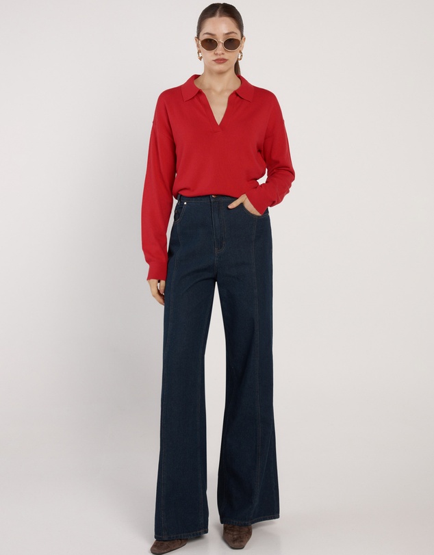 Fate + Becker - Avia Wide Leg Jean