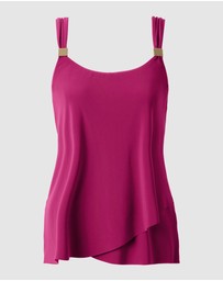 Miraclesuit Swimwear  - Dazzle Underwired Draped Tankini Top