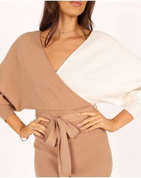 Petal & Pup - Nate Dress - Beige/White