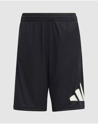 adidas Sportswear - Train Essentials Big Logo Shorts - Kids-Teens