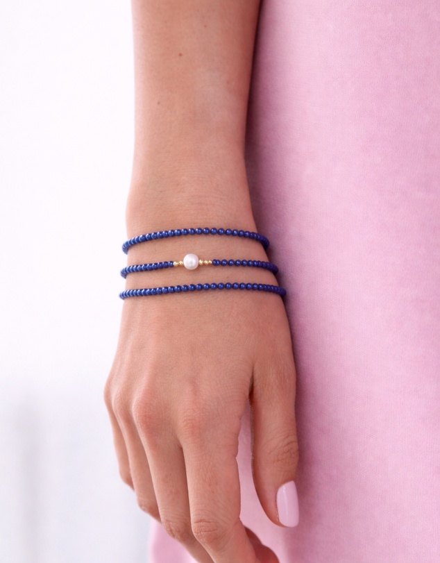 Miz Casa and Co - Crystal Beaded Bracelet Stack