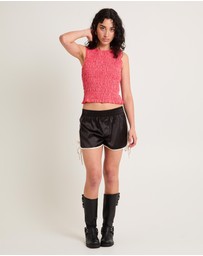 Alice In The Eve - Rory Satin Runner Shorts
