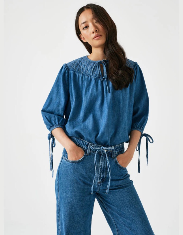 Seventy + Mochi Denim - Clio Short Sleeve