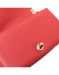 Pre-Loved by Azura Reborn - Pre-Loved Small Straw and Lambskin Boy Flap