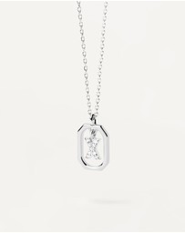 PDPAOLA - Mini Letter X Silver Necklace
