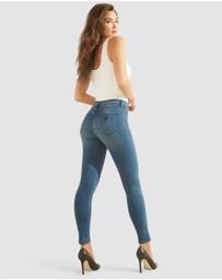 GUESS - 1981 High-Rise Skinny Fit Jeans