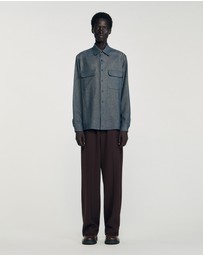 Sandro - Flannel Pocket Shirt