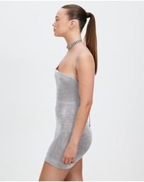 Third Form - Heavy Metal Knit Cowl Mini Slip