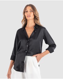 CAMIXA - Satin Silk Shirt