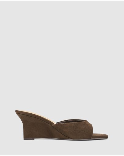 Chocolate Brown Suede