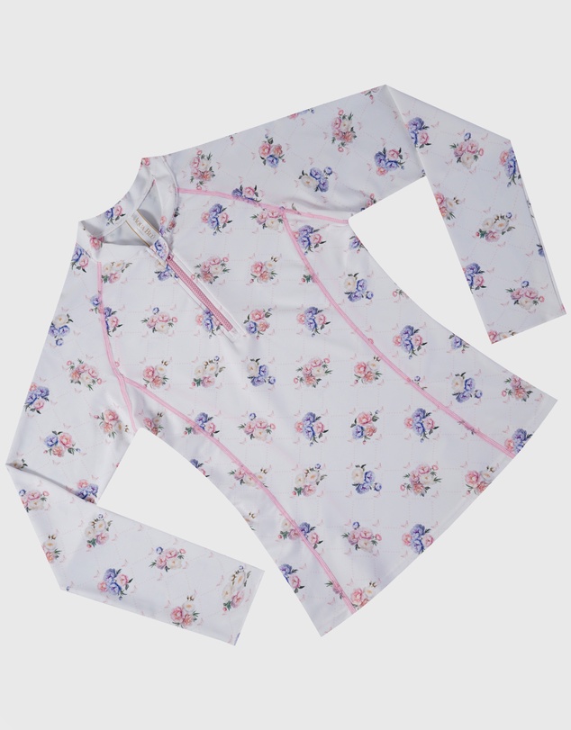 Aqua Blu Kids - Posie Long Sleeve Rash Vest - Teens