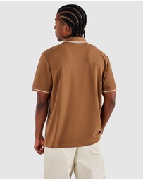 Malbon - Fairway Applique Pique Polo