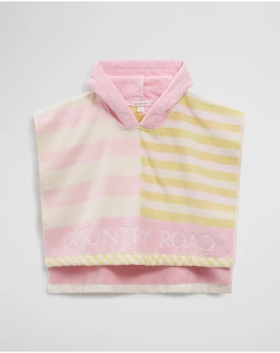 Country Road - Stripe Swim Poncho