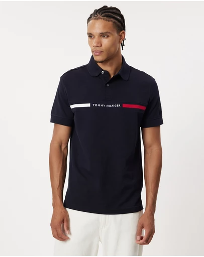Tommy Hilfiger - Hilfiger Chest Insert Reg Polo