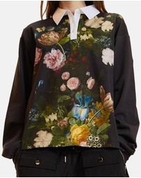 Cynthia Rowley - Printed Cotton Rugby Shirt