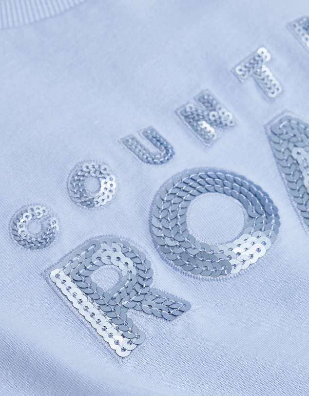 Country Road - Organically Grown Cotton Sequin Logo T-shirt