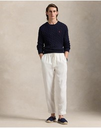 Polo Ralph Lauren - ICONIC EXCLUSIVE - Driver Cable Knit Long Sleeve Sweater