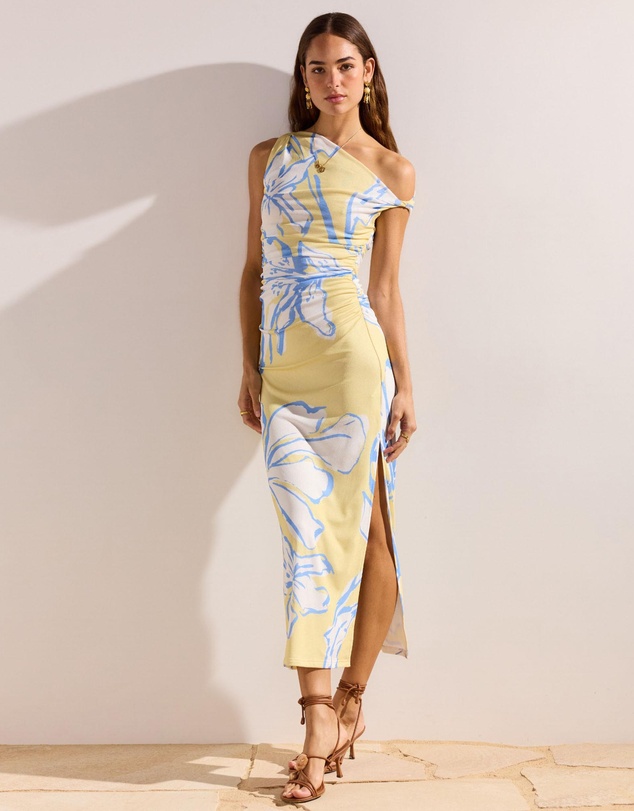 MINKPINK - Esme Asym Mesh Maxi Dress