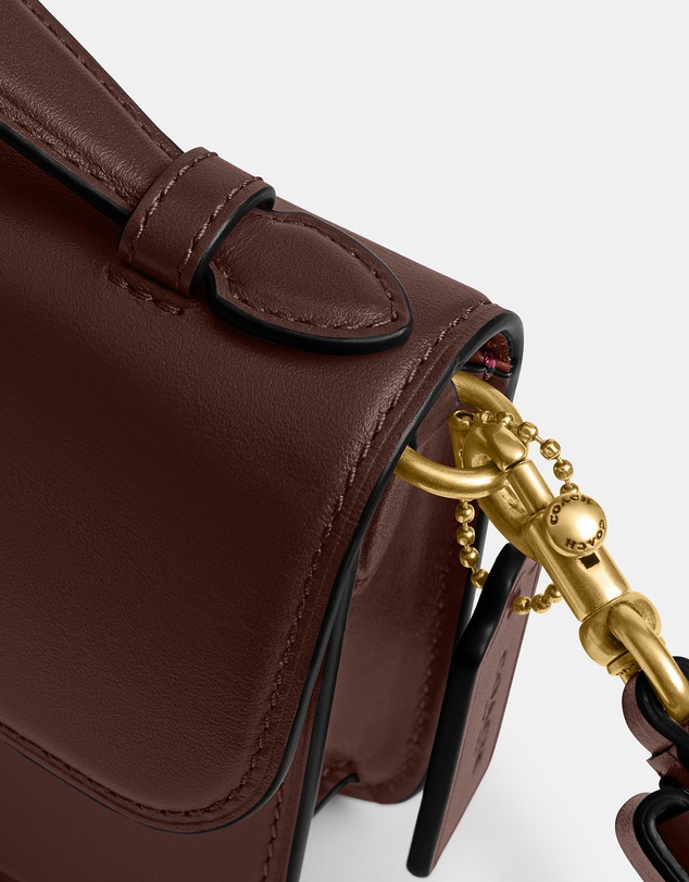 Coach - Refined Calf Leather Elora Top Handle Crossbody Bag