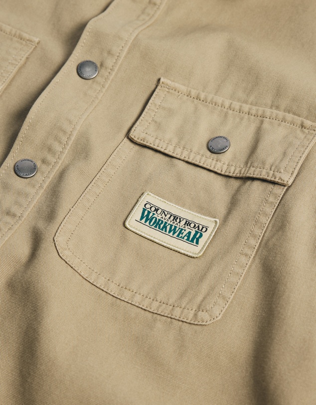 Country Road - Garment Dyed Workwear Canvas Overshirt