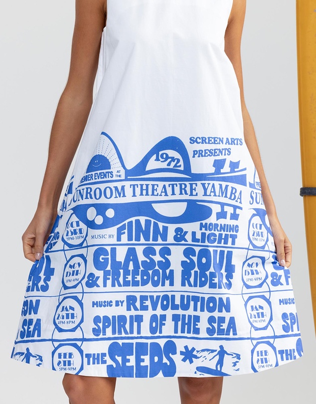 Binny - Blue Crush Mini Dress