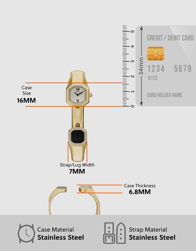 Fossil - Harlow Gold Tone Analogue Watch