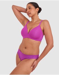 Bras N Things - NKD Lightly Lined Wirefree Bra - Purple