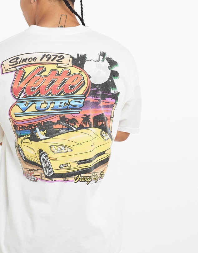 Vintage by The Real Deal - Pre Loved - Vintage Vette Vues Magazine Racing Tee