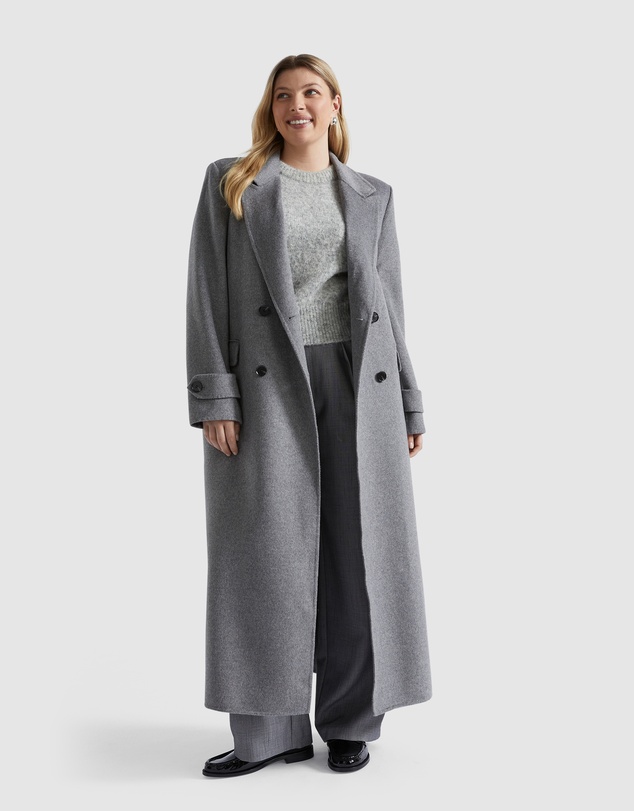 Seed Heritage - Wool Trench Maxi Coat